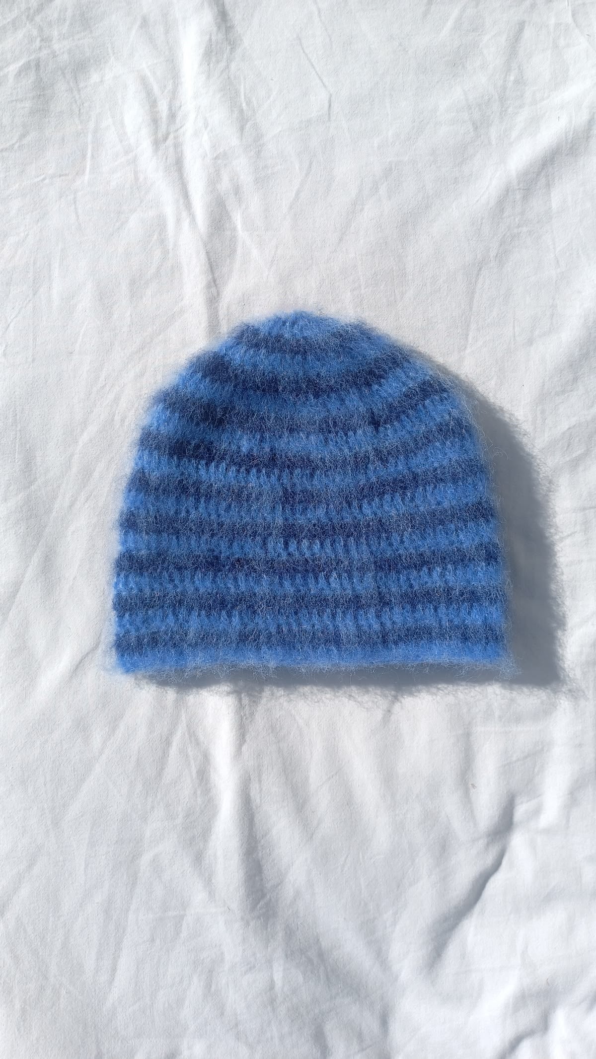 Tuque mohair lignée