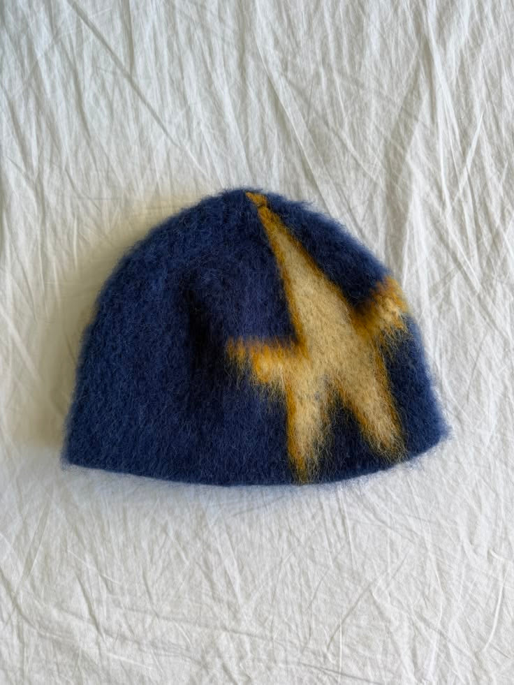 Tuque mohair étoile