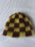 Tuque mohair checkered